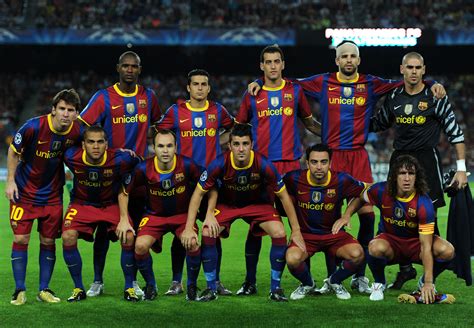 fc barcelona roster 2010