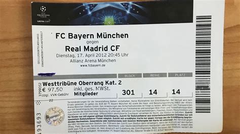 fc bayern real madrid tickets