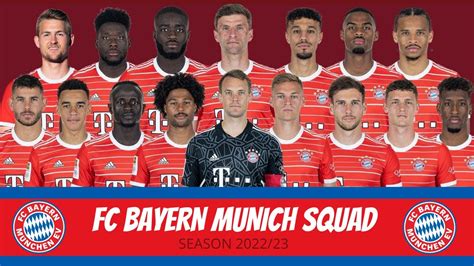 fc bayern world squad 2023