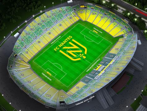 fc nantes plan stade