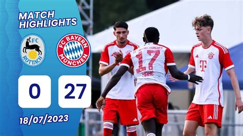 fc rottach egern vs bayern munich results