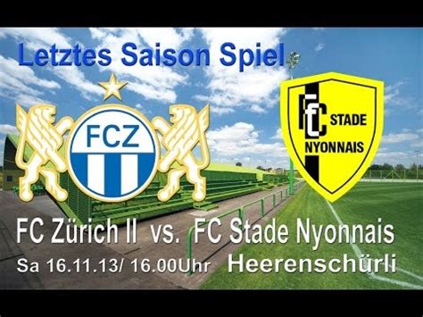 fc stade nyonnais - fc zurich ii