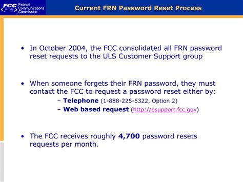 fcc frn password reset