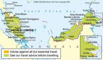 fcdo malaysia travel advice