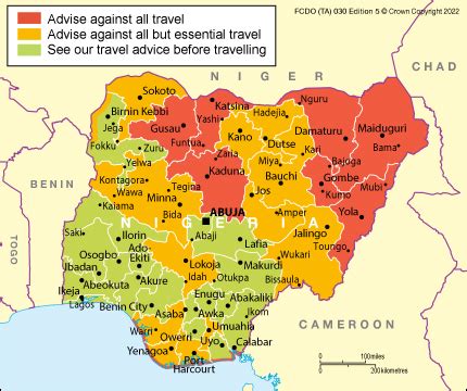 fcdo travel advice nigeria