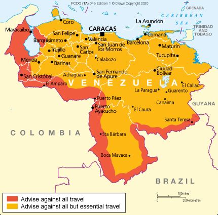 fcdo travel advice venezuela