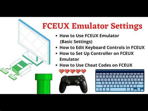 fceux emulator controls keyboard