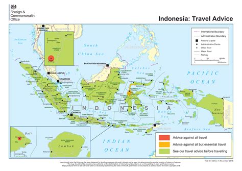 fco travel advice indonesia