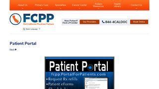 fcpp modesto ca patient portal login app