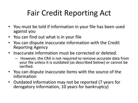 fcra laws for debt collectors