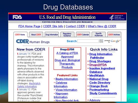 fda drug product database