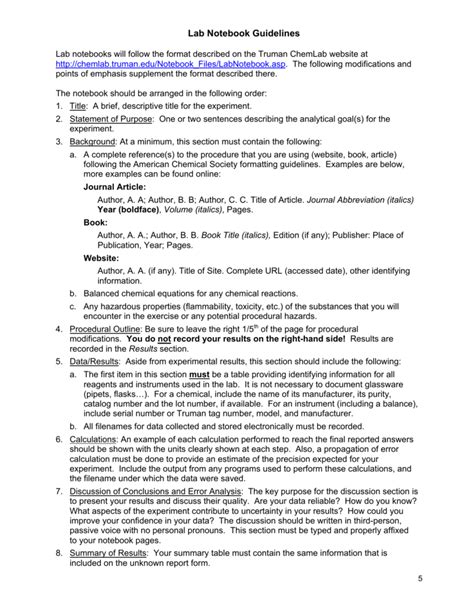 fda lab notebook guidelines