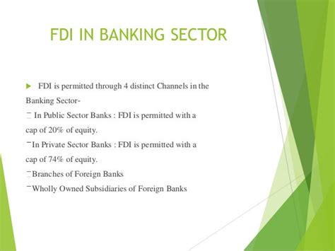 fdi impact on banking sector