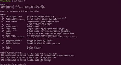 Fdisk Command In Linux With Options And Examples