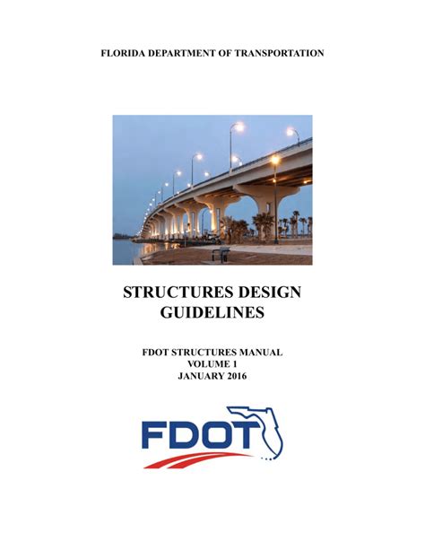 fdot structures design manual