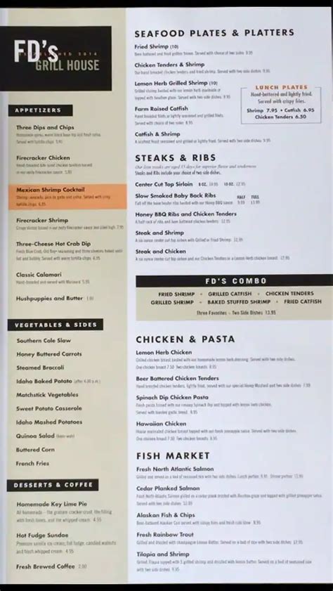 Unleash the Flavor explosion at fds Grillhouse: A Culinary Adventure Awaits