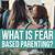 fear based parenting