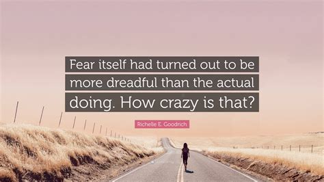 Fear quote crazy