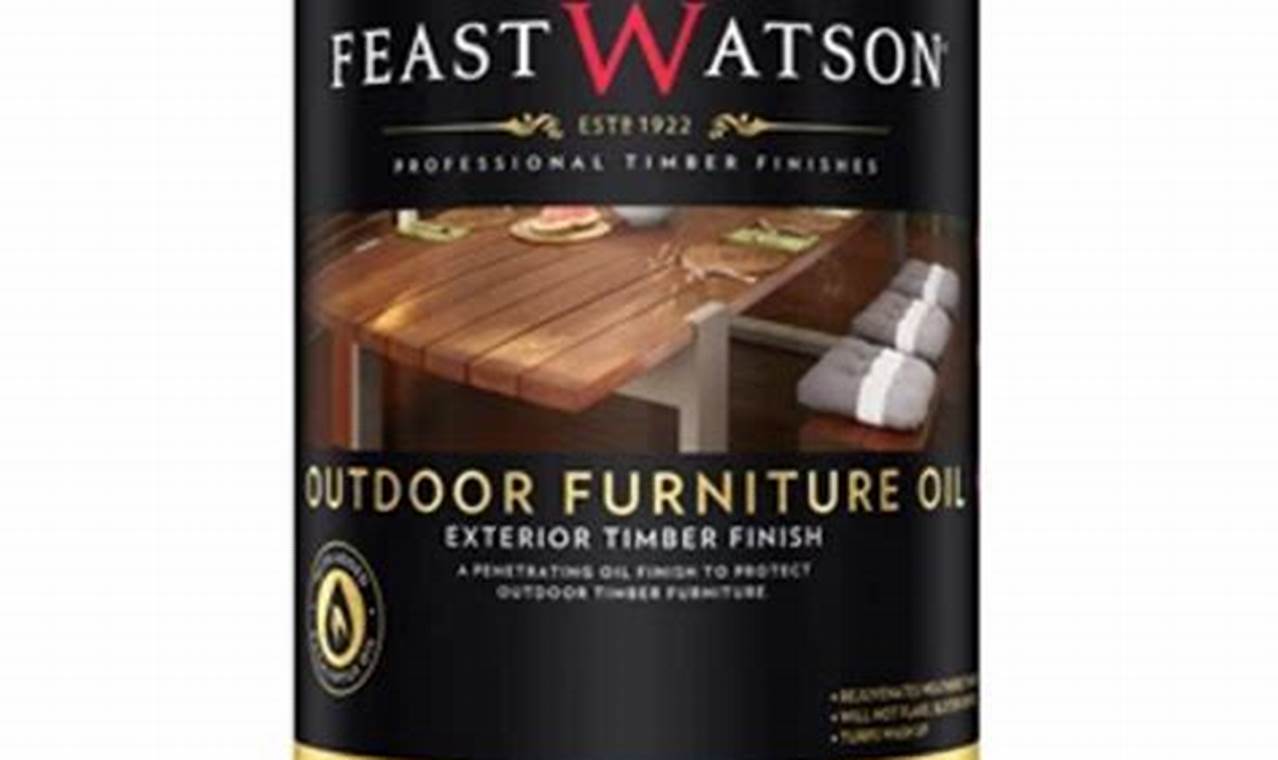 feast watson 1l teak outdoor furniture oil