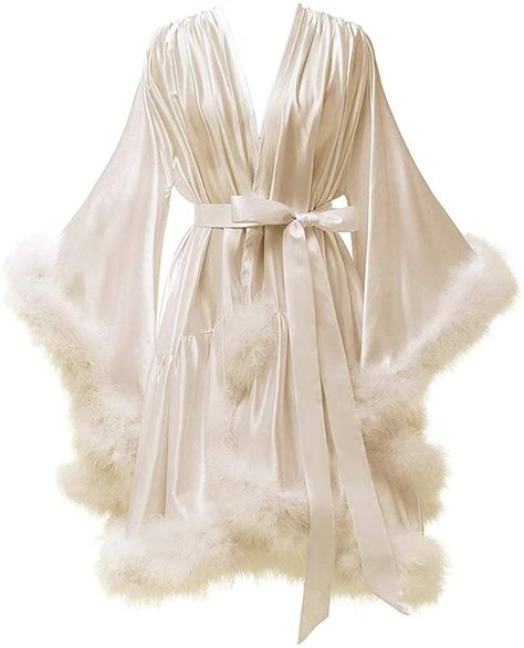 Feather Boa Robe