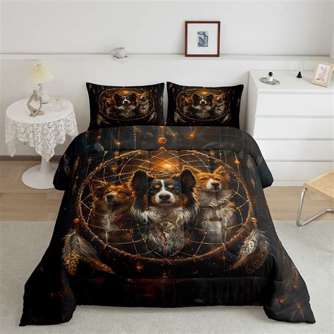Feather Dog Comforter