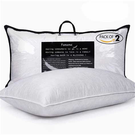 feather pillows for sleeping made in usa