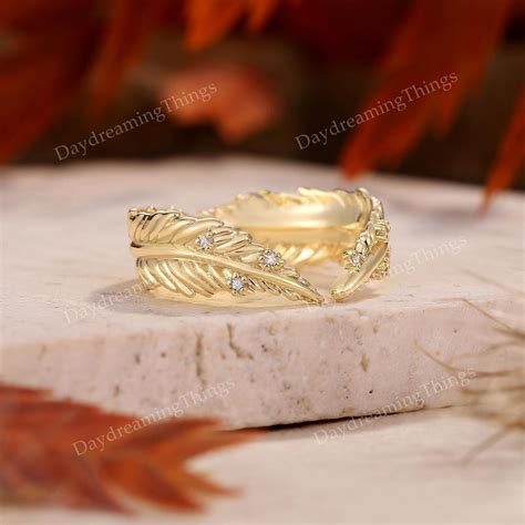 Feather Wedding Band: A Trending New Look For Your Big Day