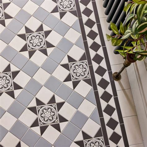 British Ceramic Tile Devonstone Grey Feature British Ceramic Tile