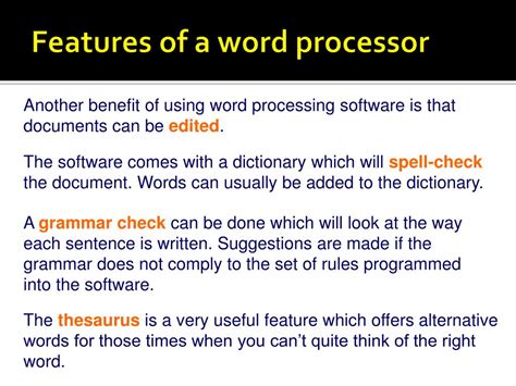 Feature-packed word processor