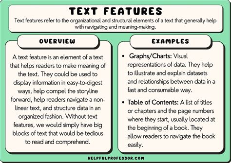 features definition and examples