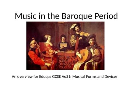 features of baroque music gcse