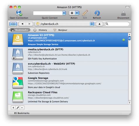 Features of FTP Apps for Mac OS 10.9.5