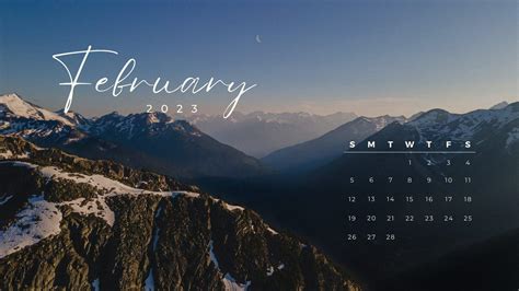 February 2023 Desktop Wallpaper Calendar CalendarLabs