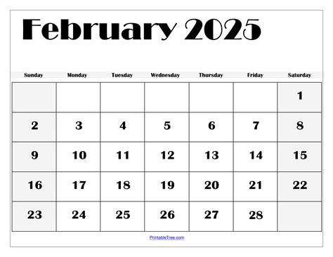 February 2025 Calendars Printable 40+ Free PDF Draw Craft Create