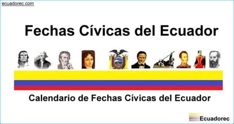 fecha cívica del ecuador