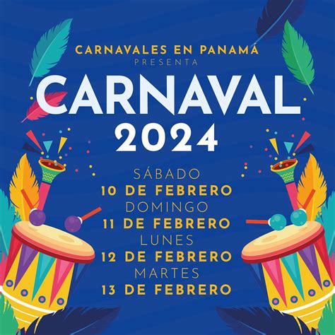 fecha de carnavales 2024 panama
