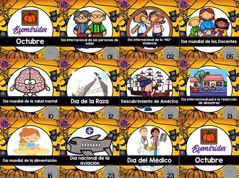 fechas cívicas de octubre 2023