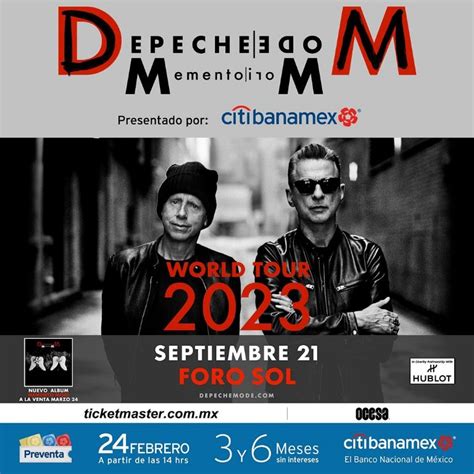 fechas concierto depeche mode mexico 2023