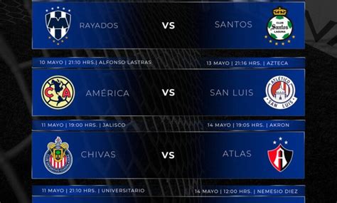 fechas de la liguilla mx 2023