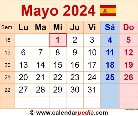 fechas importantes en mayo 2024