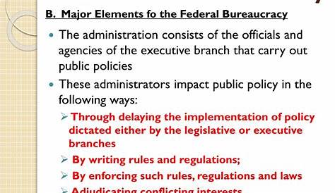PPT The Federal Bureaucracy PowerPoint Presentation