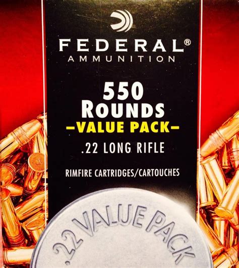 Federal 22 Ammo 550 Pack