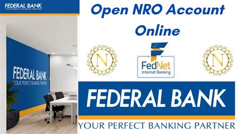 federal bank nro account opening