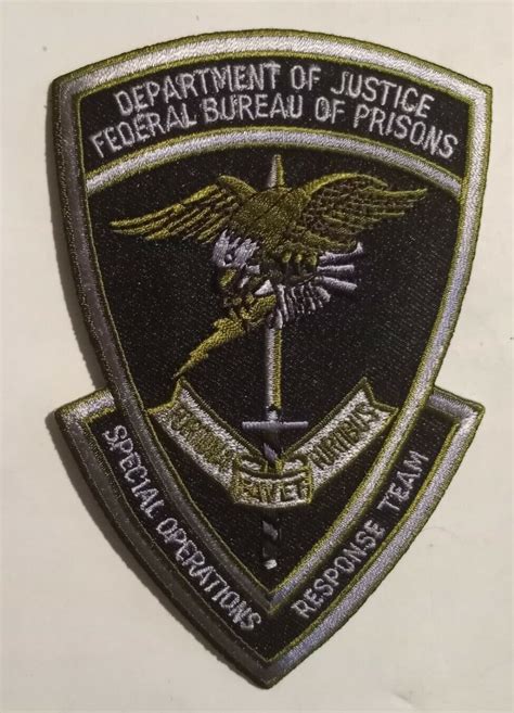 federal bureau of prisons sort patch