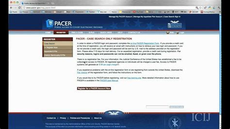 federal court case lookup pacer