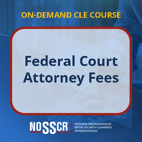 federal court lawyers fees