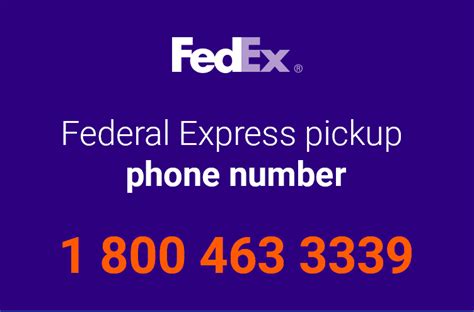 federal express phone number