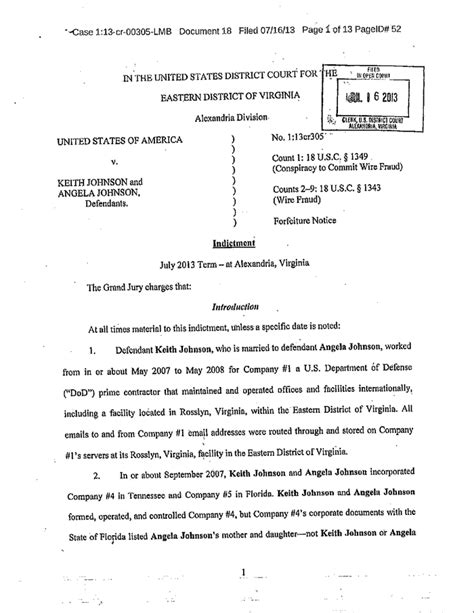 federal grand jury indictment