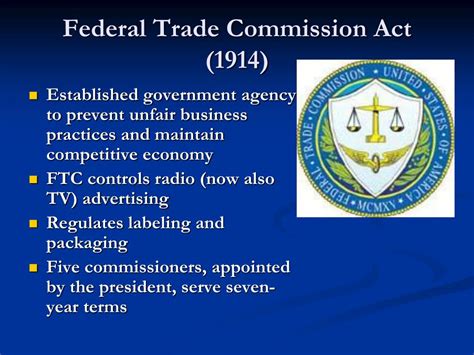 federal trade commission act of 1914