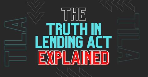 federal truth in lending laws